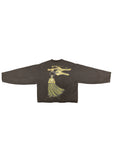 CHATEAU VINTAGE GREY CREWNECK(DISTRESSED)