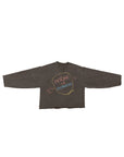 CHATEAU VINTAGE GREY CREWNECK(DISTRESSED)