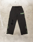 THE FLOWER ROOM STRAIGHT-LEG PANTS(DISTRESSED)