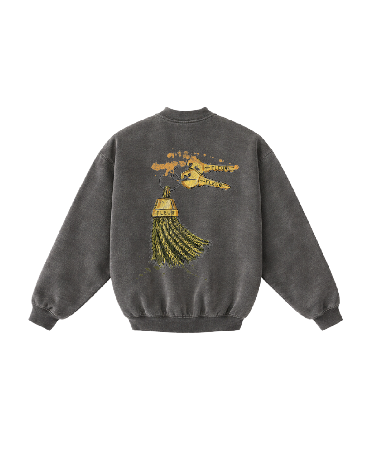 CHATEAU VINTAGE GREY CREWNECK